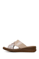 Woman Mink Wedge Comfort Slipper | Derimod