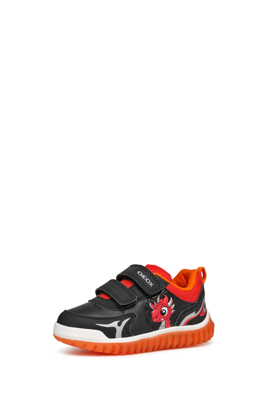 Geox Baby Boy Black Cowhide Leather Sneaker