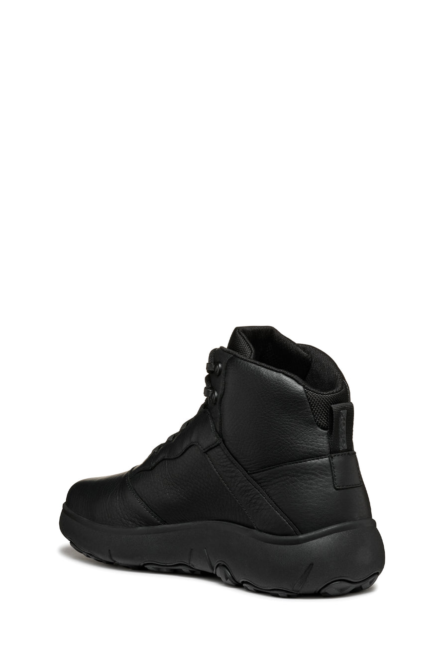 Geox Men Black U Nebula+Grip B Abx B - Le+Gbk Lace Leather Outdoor Boot
