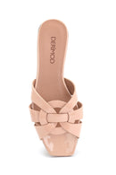 Women's Leather Patent Leather Slippers | Derimod