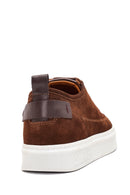 Men's Leather Suede Sneaker | Derimod