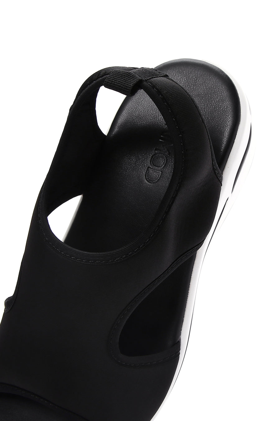 Kadın Siyah Kalın Tabanlı Comfort Sandalet