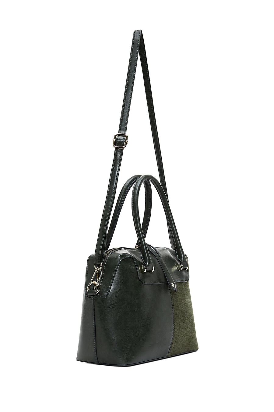 Women's Green Classic Shoulder Bag