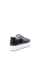 Erkek Fermuar Detaylı Deri Sneaker | Derimod
