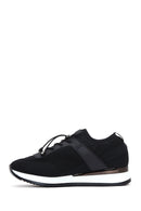 Women's Black Fabric Sneaker | Derimod