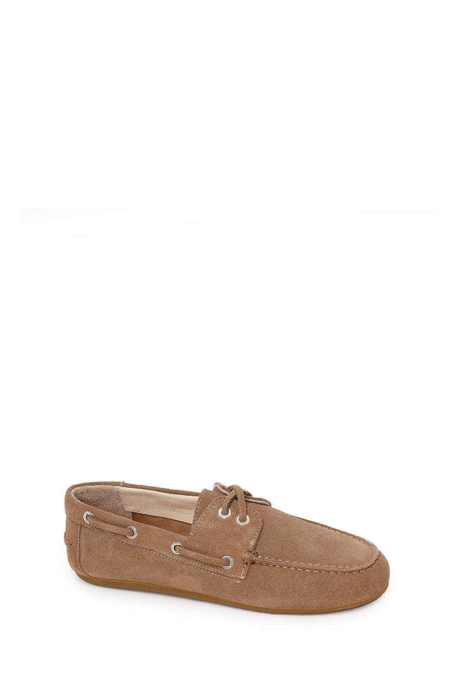 Woman Mink Lace-Up Suede Shoes