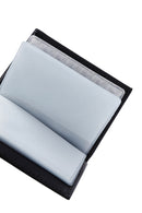 Men's Black Leather Card Holder | Derimod