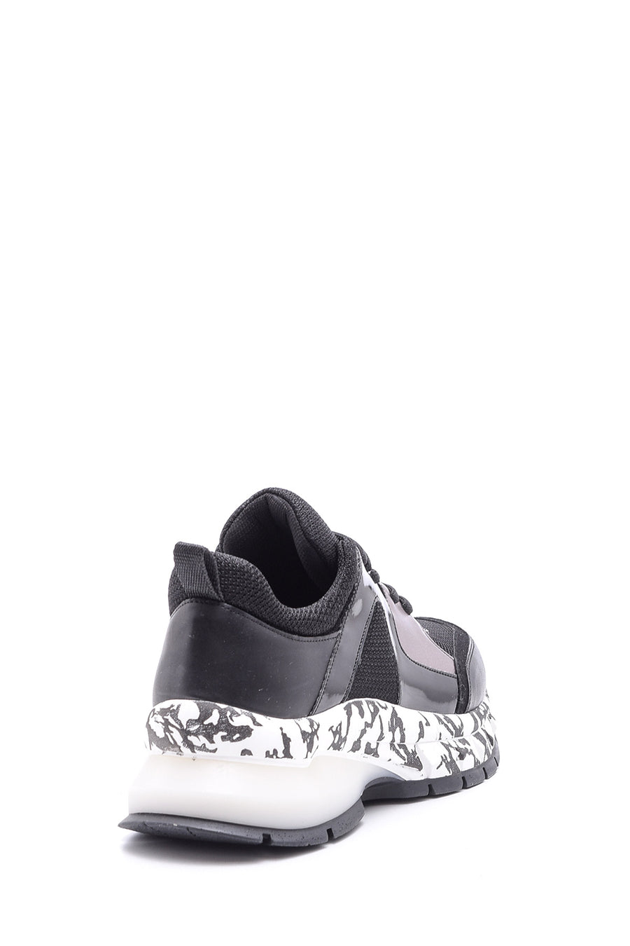 Women's High-Sole Patterned Sneaker