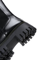 Women's Black Leather Chelsea Boots | Derimod