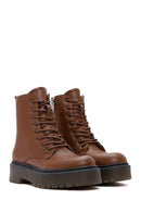 Women's Tan Thick Soled Casual Boots | Derimod