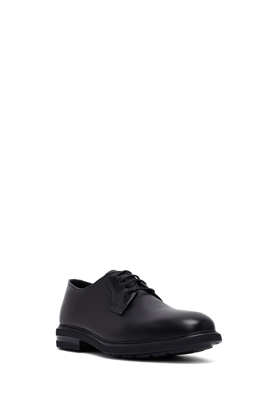 Men's Black Lace Up Leather Casual Shoes