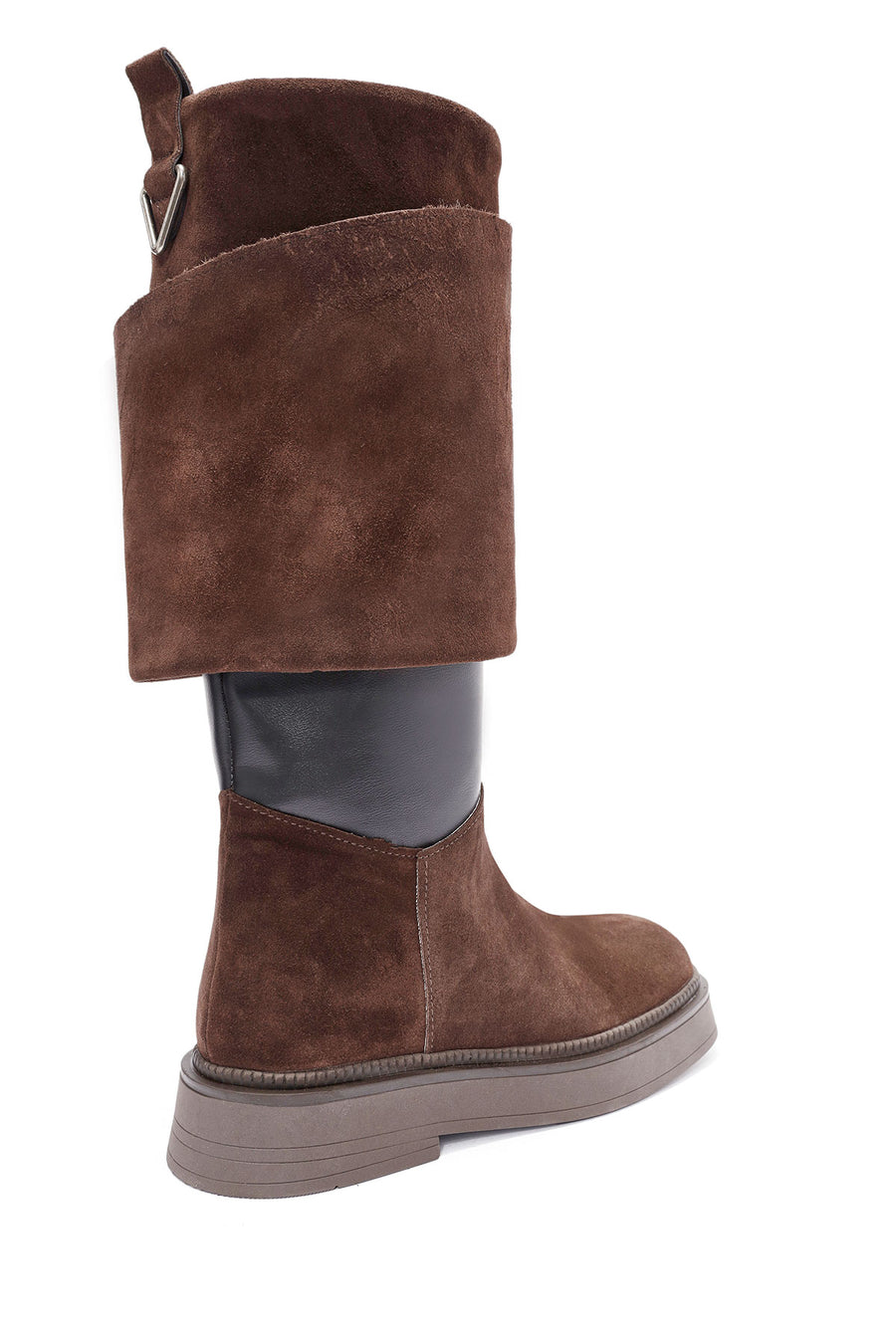 Women's Brown Suede Leather Boots