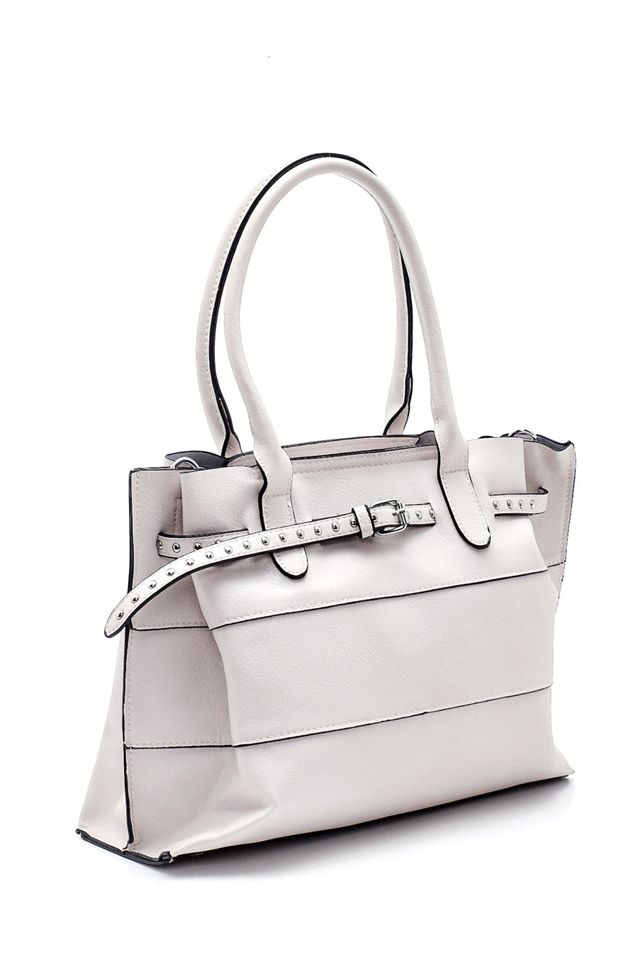 Women's Belt Detailed Shoulder Bag