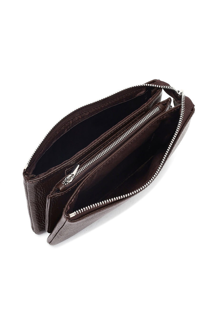 Men's Brown Leather Handbag