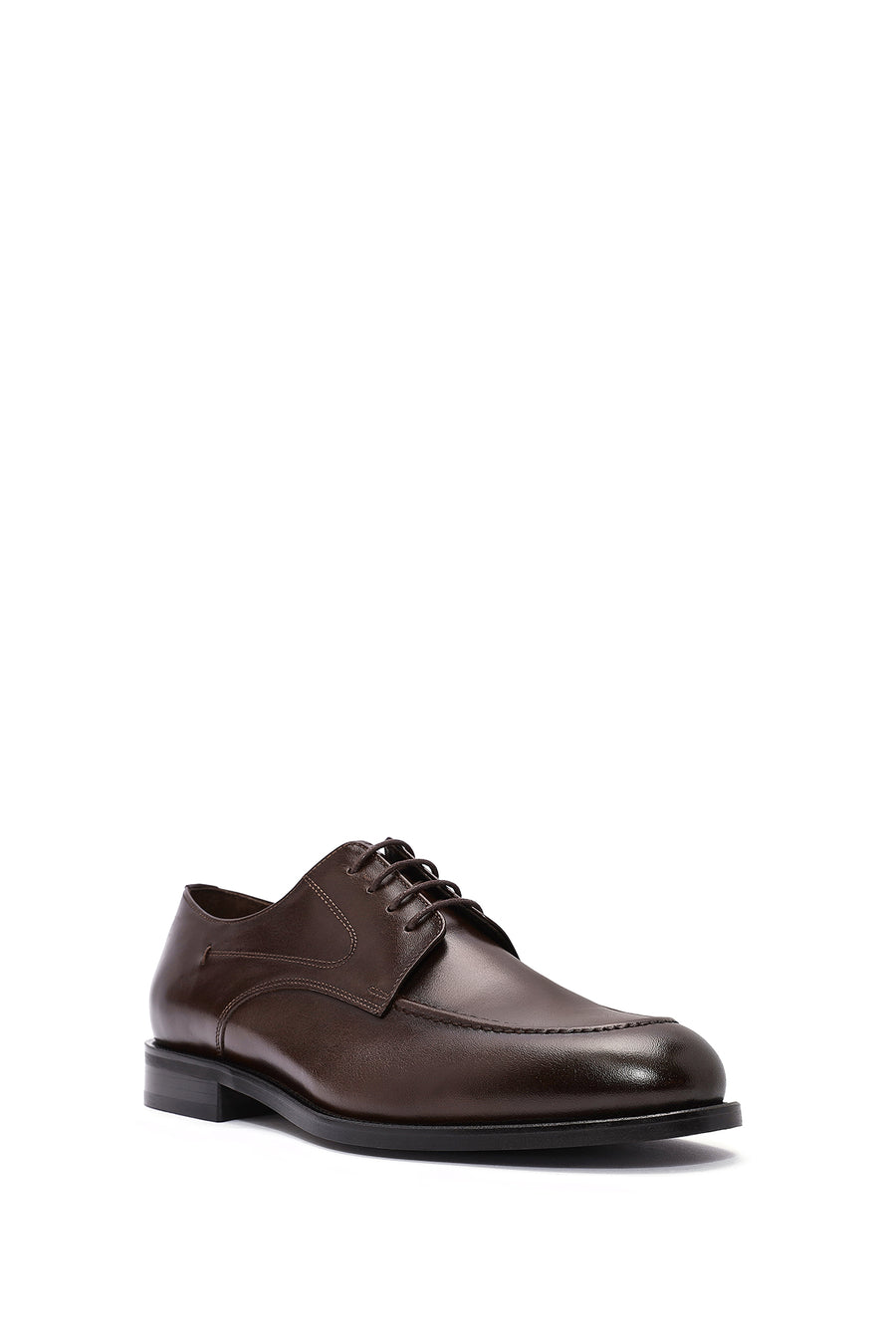 Men's Brown Laced Leather Classic Shoes