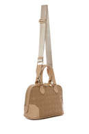 Women's Brown Long Strap Printed Crossbody Bag | Derimod