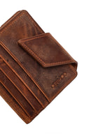 Men's Tan Card Holder | Derimod