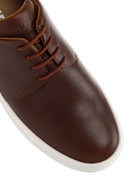 Camper Men's Brown Chasis Lace-Up Leather Casual Shoes | Derimod