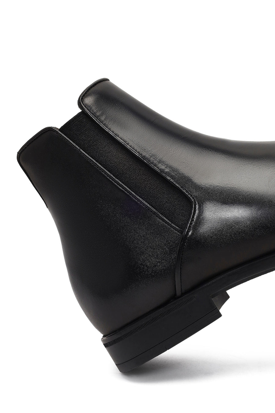 Male Black Leather Chelsea Boots