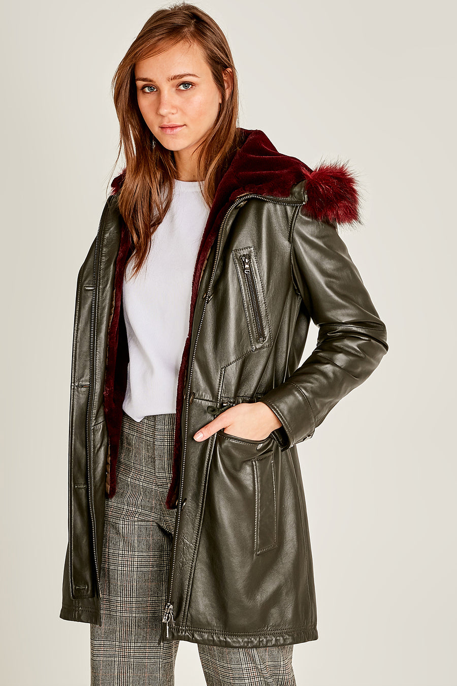 Annamaria Women's Leather Jacket