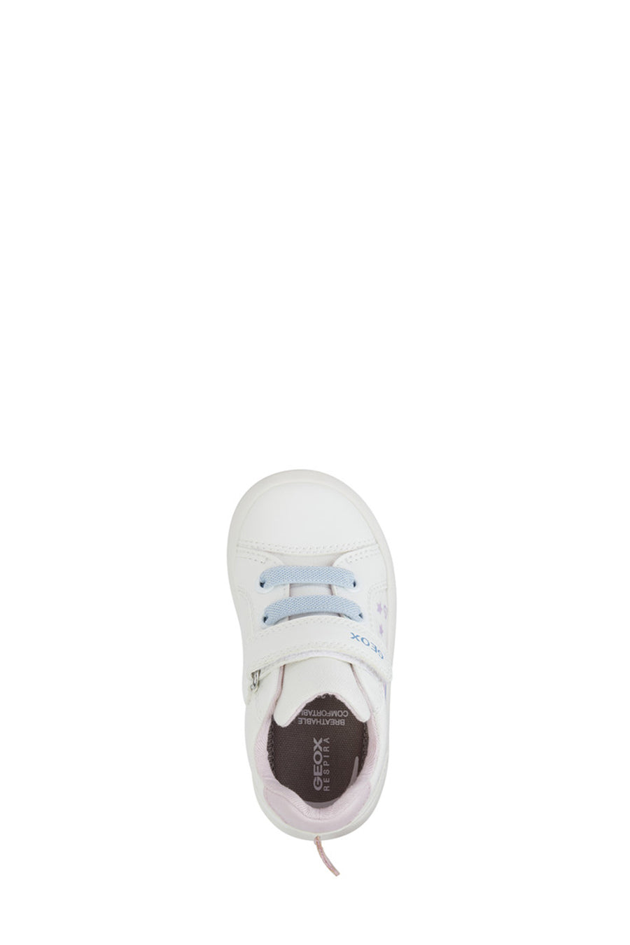Geox Kız Bebek Beyaz Multy Bantlı Kumaş Sneaker