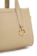 Woman Beige Long Strap Classic Shoulder Bag | Derimod