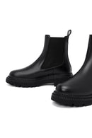 Woman Black Thick-Soled Chelsea Boots | Derimod