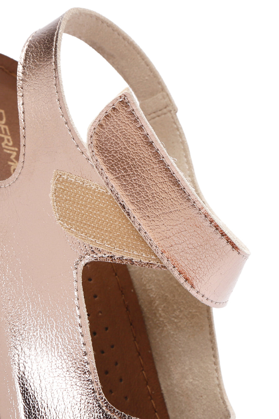 Women's Bronze Strap Comfort Sandals