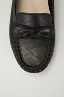 Black Women's Leather Loafer | Derimod
