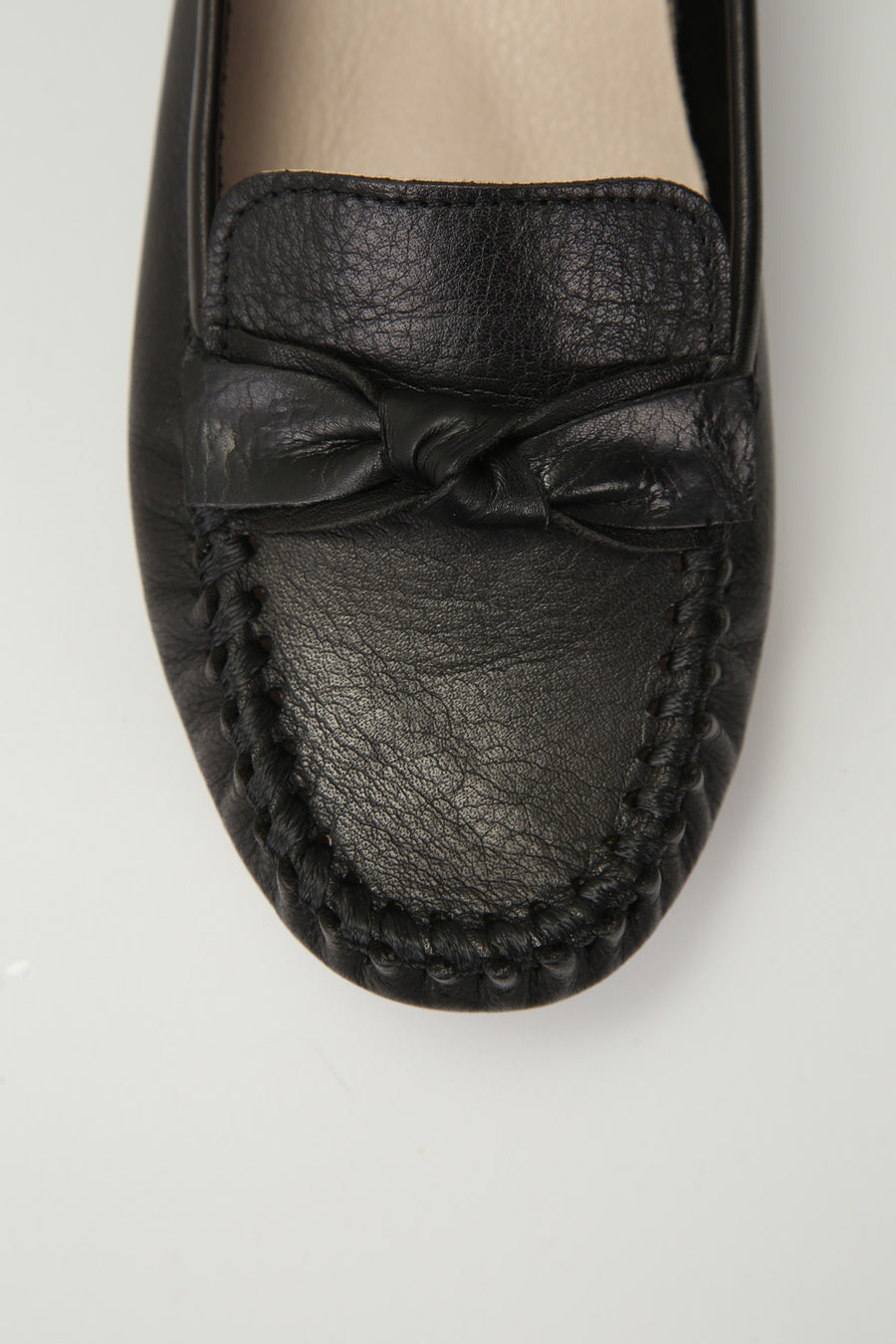 Black Women's Leather Loafer