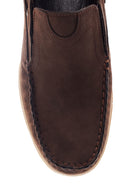 Men's Leather Nubuck Loafer | Derimod