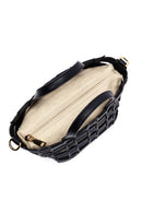 Woman Black Long Strap Knitted Shoulder Bag | Derimod