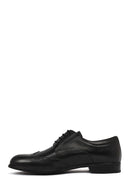 Men's Black Laced Leather Classic Shoes | Derimod