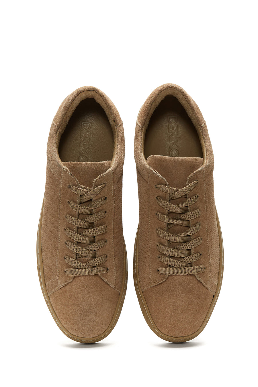 Men's Beige Leather Suede Sneaker