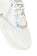 Derimod Zero Woman White Lace-Up Chunky-Soled Fabric Sneakers | Derimod