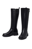 Women's Black Zippered Boots | Derimod