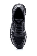 Erkek Deri Desenli Sneaker | Derimod