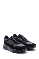 Erkek Süet Detaylı Deri Sneaker | Derimod