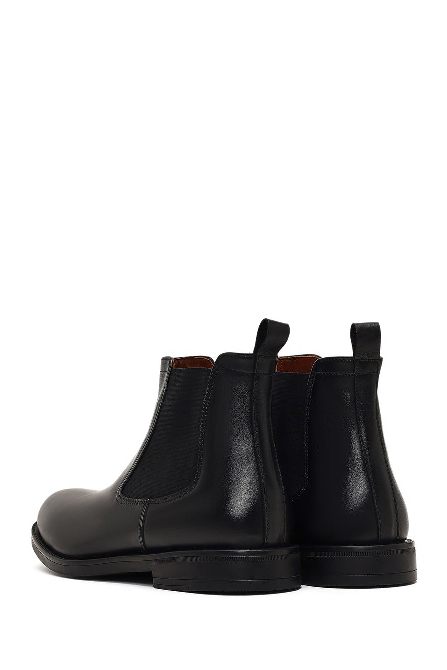 Men's Black Leather Chelsea Boot