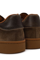 Male Tan Lace-up Thick-Soled Suede Leather Sneaker | Derimod