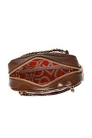 Woman Brown Quilted Crossbody Bag | Derimod