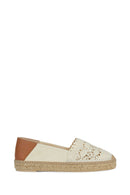 Geox Women's Mink Lampedusa Knit Leather Espadrille | Derimod