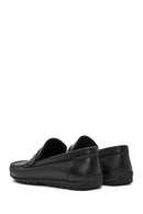 Erkek Siyah Deri Casual Loafer | Derimod
