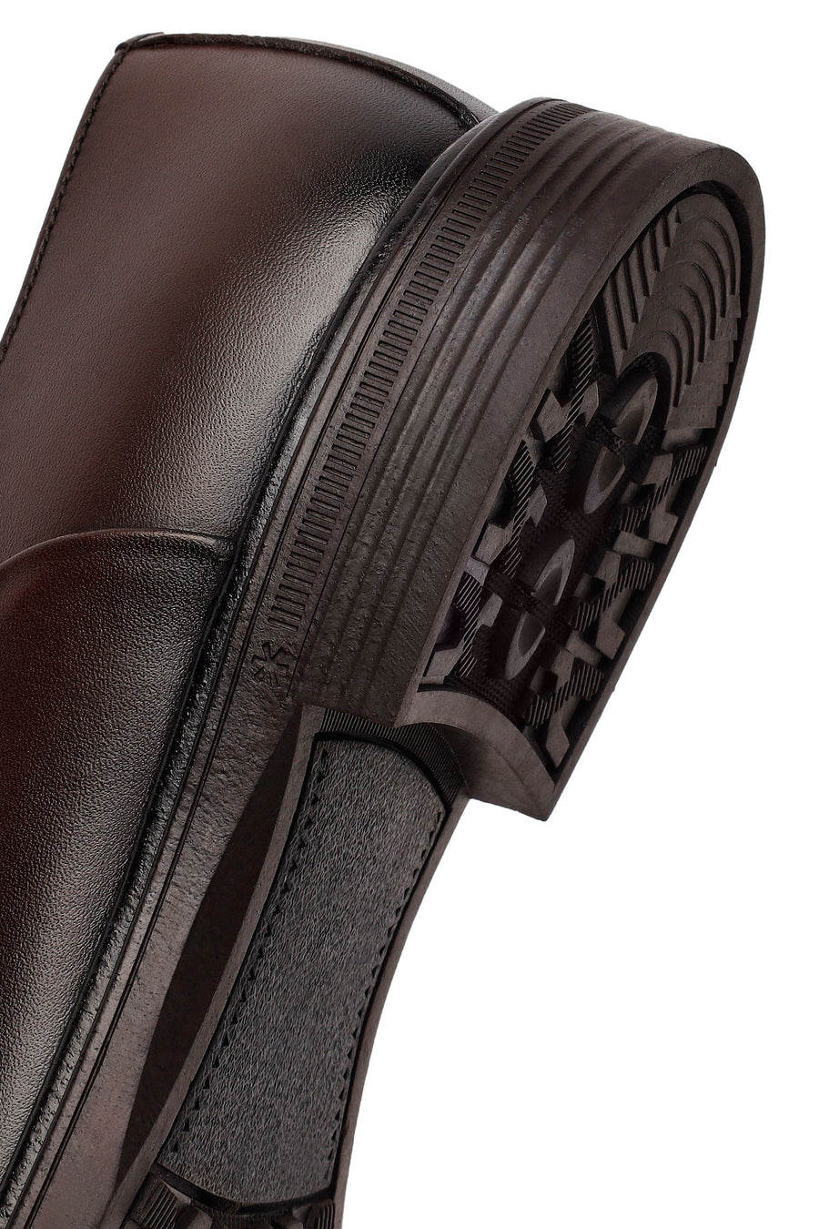 Male Brown Lace-up Leather Casual Shoes