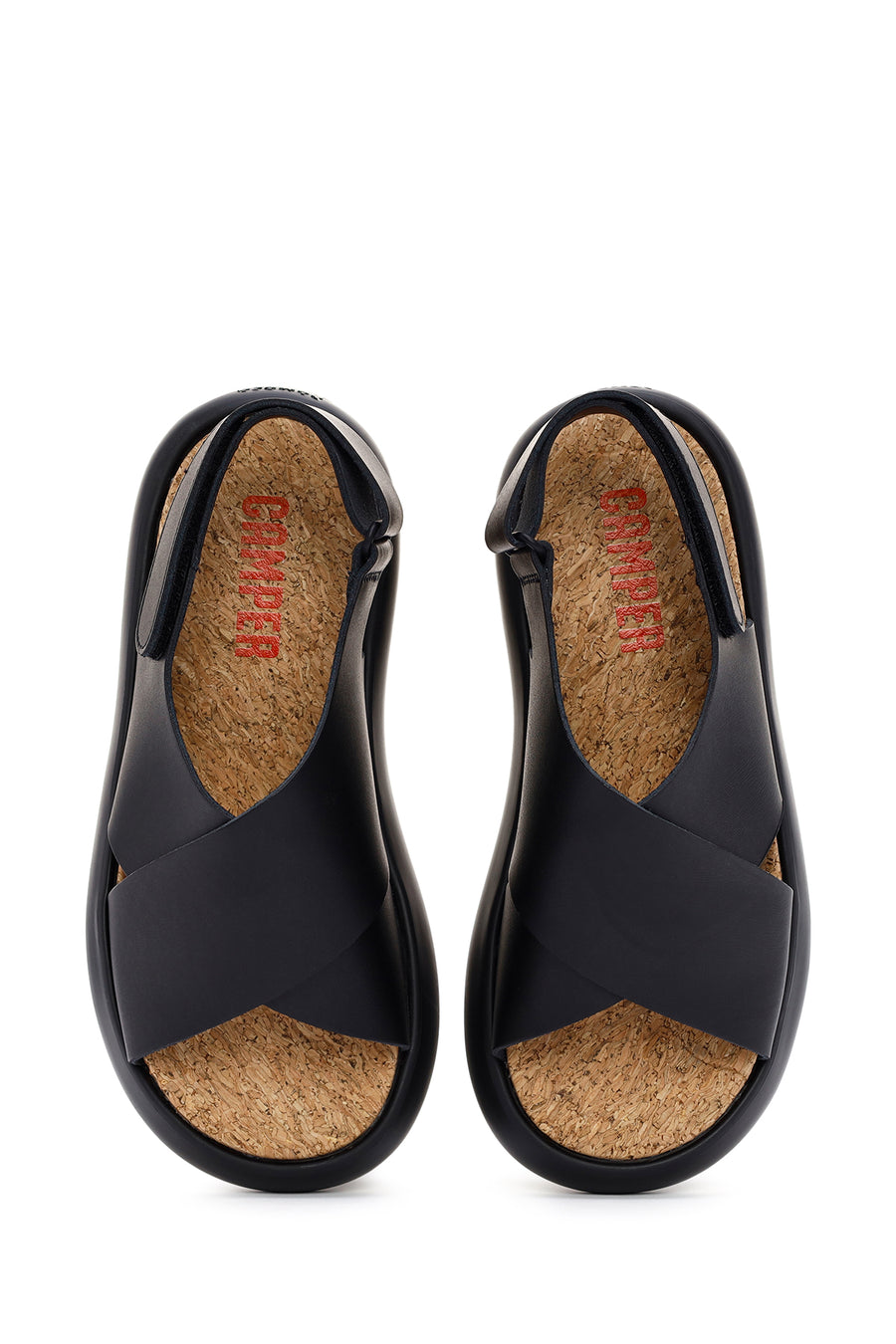 Camper Women's Black Pelotas Flota Sandals