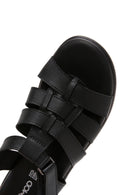 Kadın Siyah Comfort Sandalet | Derimod