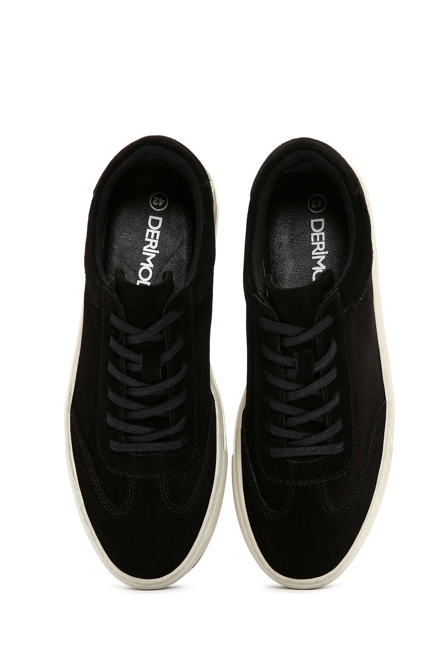 Erkek Siyah Süet Deri Sneaker