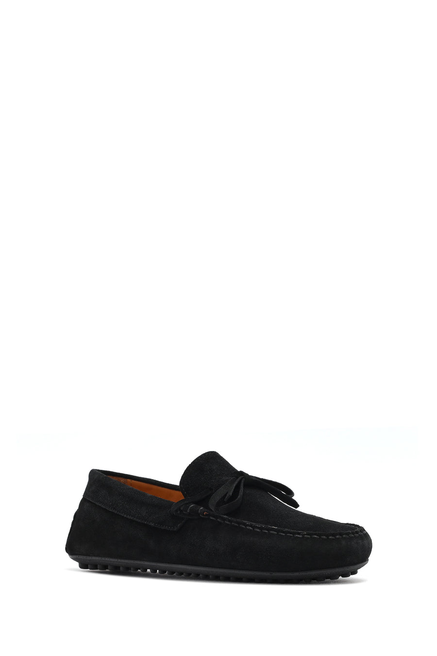 Men's Black Suede Leather Loafer