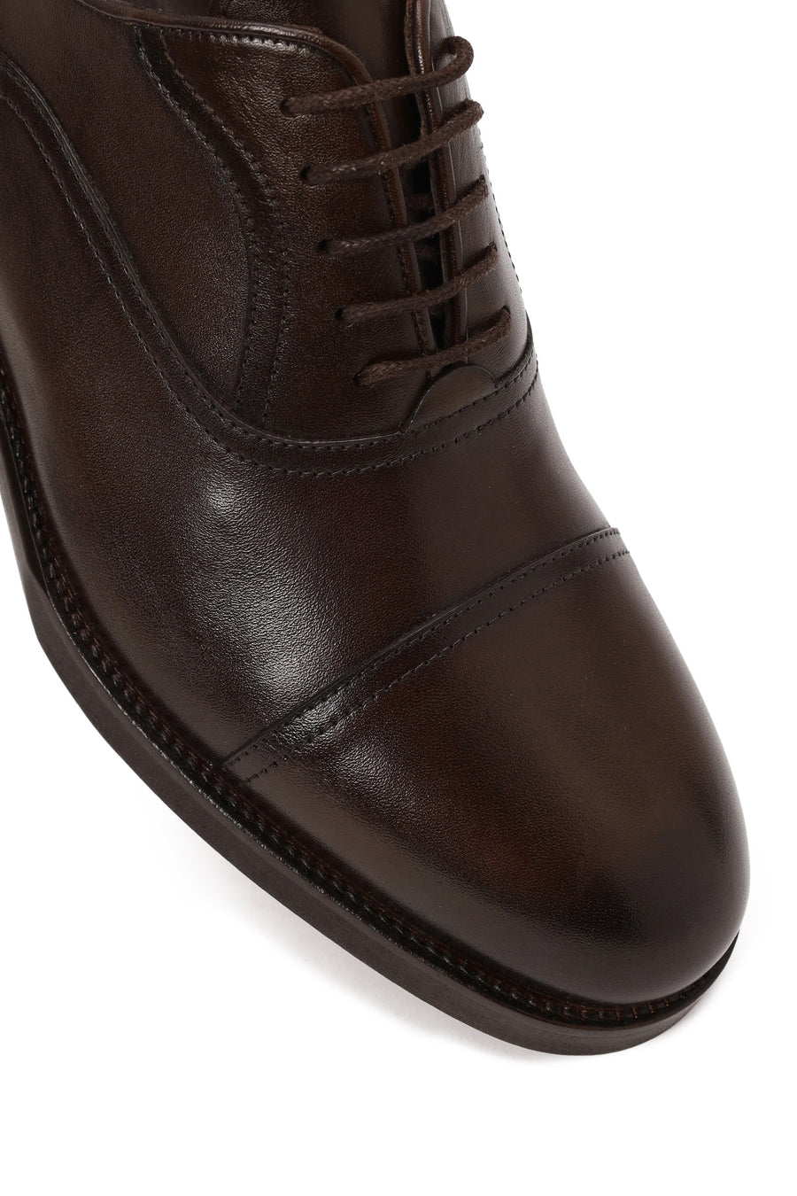 Male Brown Lace-up Leather Casual Shoes