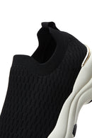 Women's Black Thick Soled Sneaker | Derimod